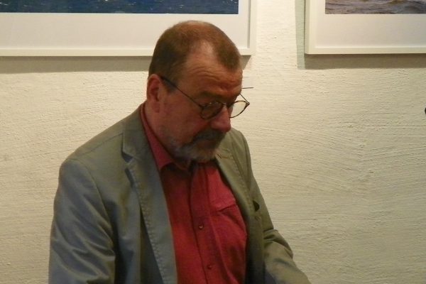 Reinhard Bohse, Ausstellungseröffnung, Hiddensee 2017
